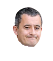 Darmanin Face Blank Meme Template