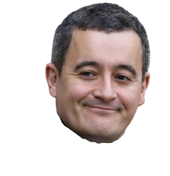 High Quality Darmanin Happy Blank Meme Template