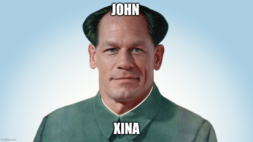 john xina | JOHN; XINA | image tagged in social credit | made w/ Imgflip meme maker
