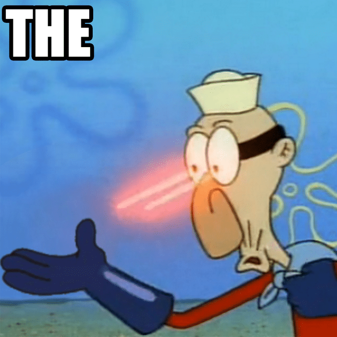 The Squidward Laser Eyes Meme Template Blank Template Imgflip