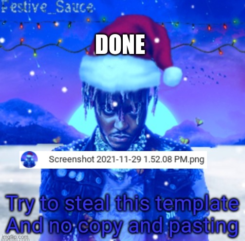 DONE | made w/ Imgflip meme maker