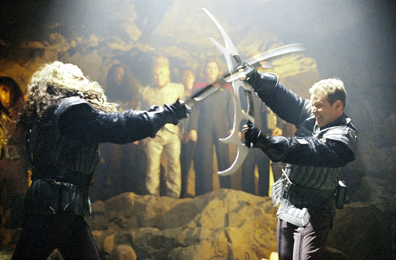 Klingon Duel Blank Meme Template