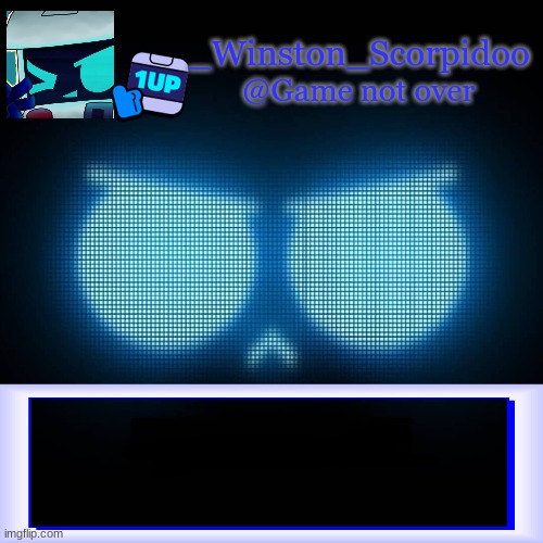 High Quality Winston's 8-Bit template Blank Meme Template