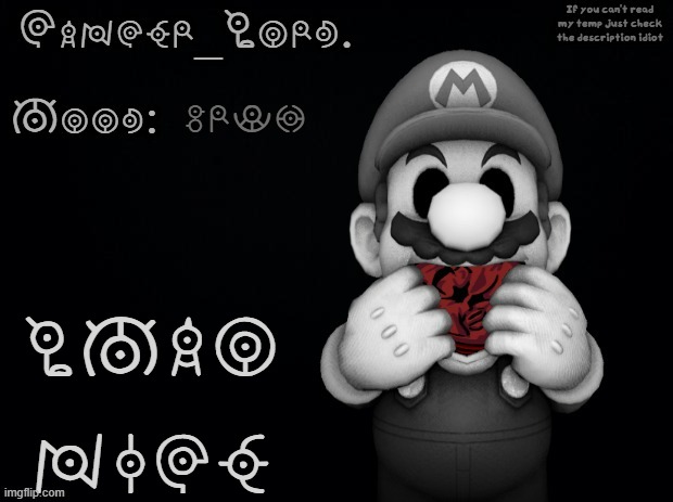 Cancer Lord's Mario.EXE Temp | lmao nice bruh | image tagged in cancer lord's mario exe temp | made w/ Imgflip meme maker