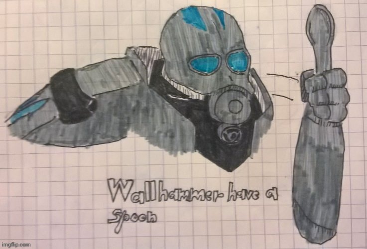 art by shadow) | image tagged in wallhammer has spoon | made w/ Imgflip meme maker