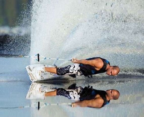 High Quality Skiboarding reflection Blank Meme Template