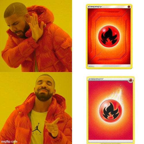 Pokemon fire evolution | image tagged in memes,drake hotline bling | made w/ Imgflip meme maker