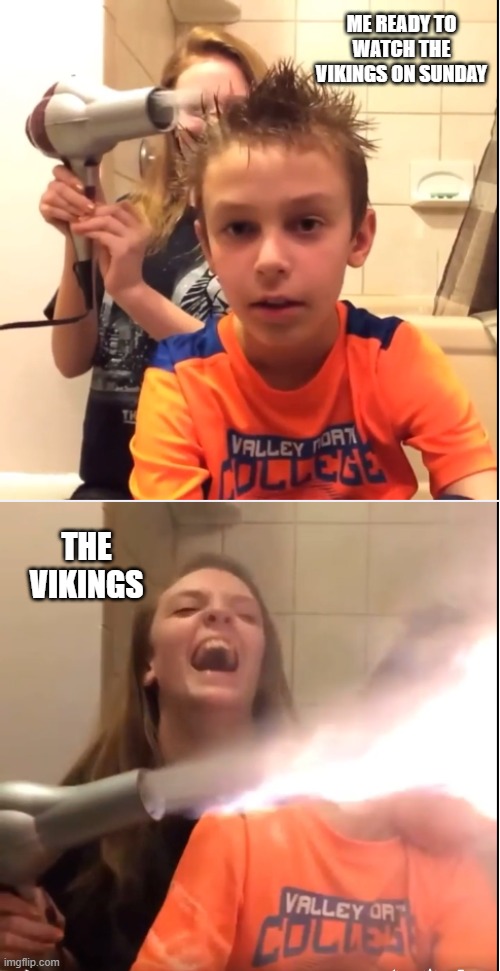 ME READY TO WATCH THE VIKINGS ON SUNDAY; THE VIKINGS | made w/ Imgflip meme maker