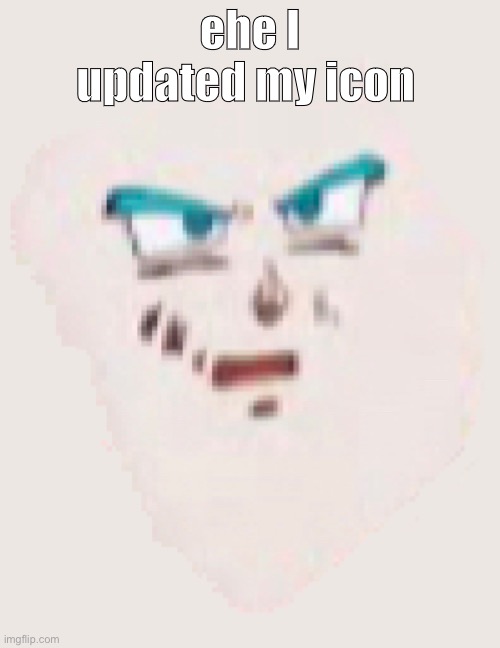 ehe I updated my icon | image tagged in cursed vegito | made w/ Imgflip meme maker