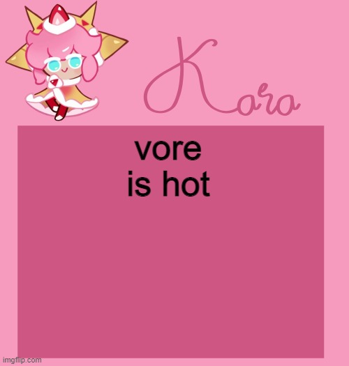 h | vore is hot | image tagged in h | made w/ Imgflip meme maker