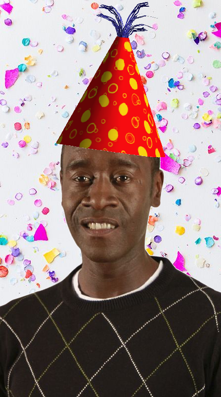 Don Cheadle Word of the Day - Birthday Version Blank Meme Template
