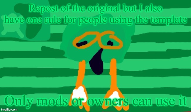 OFFICIAL FLAG! | Repost of the original but I also have one rule for people using the template; Only mods or owners can use it | image tagged in decidueye gang official flag | made w/ Imgflip meme maker