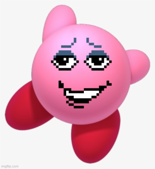 another kirby | image tagged in kirby,deltarune,memes | made w/ Imgflip meme maker