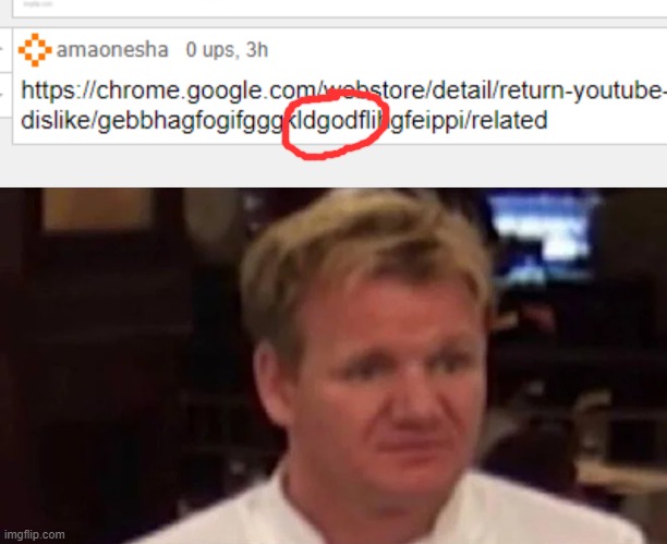 image tagged in disgusted gordon ramsay | made w/ Imgflip meme maker