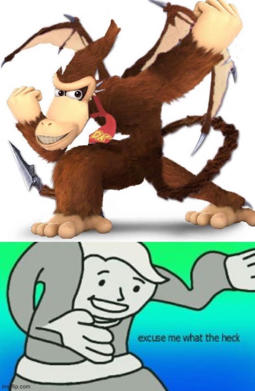 Ridley Kong | image tagged in excuse me what the heck | made w/ Imgflip meme maker