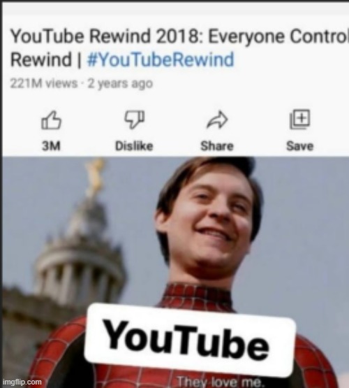 image tagged in youtube,youtube rewind 2018 | made w/ Imgflip meme maker