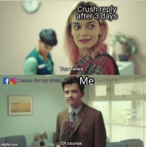 image tagged in meme,crush reply | made w/ Imgflip meme maker