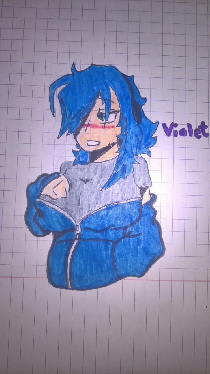 Violet(redraw) Blank Meme Template
