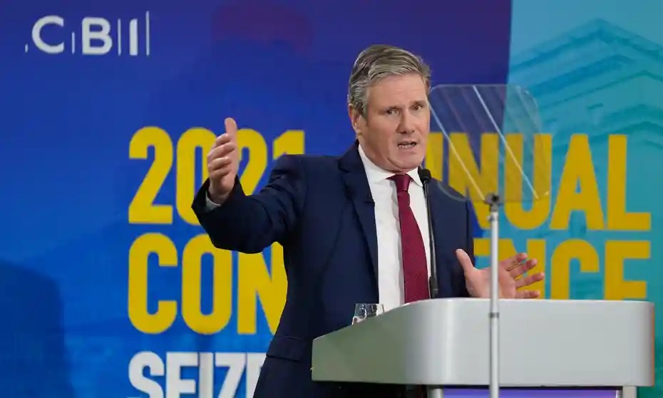 Starmer CBI Blank Meme Template