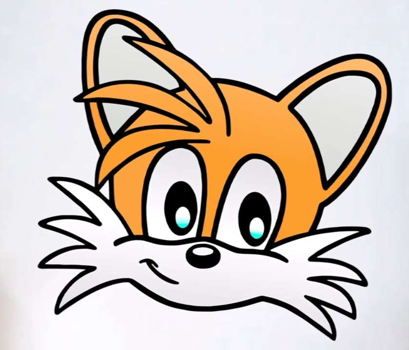 Tails drawing Blank Meme Template