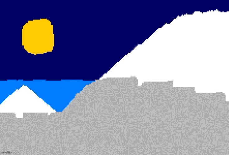Mountain drawing | made w/ Imgflip meme maker