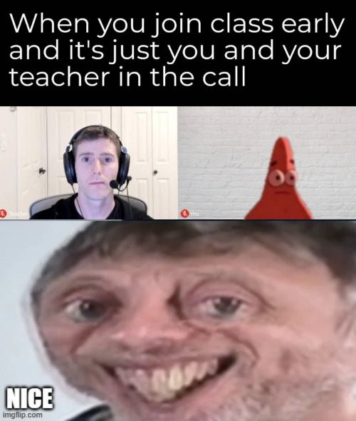 image tagged in michael rosen click nice | made w/ Imgflip meme maker