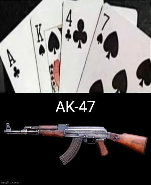 AK-47 | AK-47 | image tagged in ak-47,memes,meme,cards,card,rifle | made w/ Imgflip meme maker