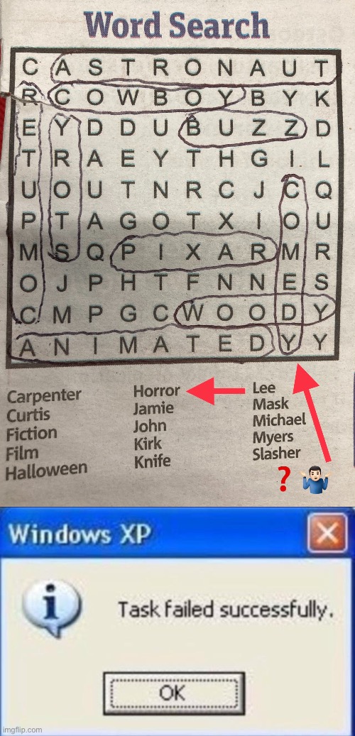Someone in editorial really s--t the bed on this one... | image tagged in task failed successfully | made w/ Imgflip meme maker