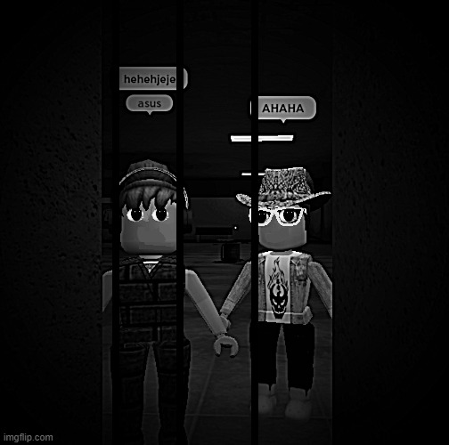 i edited my friend's roblox screenshot. how is it? | made w/ Imgflip meme maker