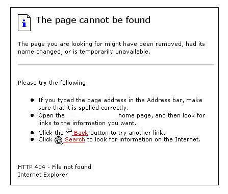 Internet Explorer 404 Page Blank Meme Template