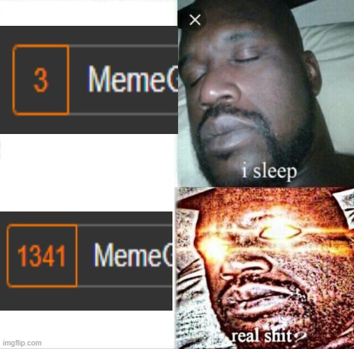 that's a LOT of notifications, took me half an hour to get through | image tagged in memes,sleeping shaq,funny,notifications,imgflip,damn | made w/ Imgflip meme maker