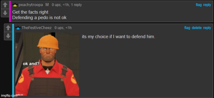 it doesn't matter if I support a pedo or if I am one. ENOUGH DRAMA ABOUT RETRO | made w/ Imgflip meme maker