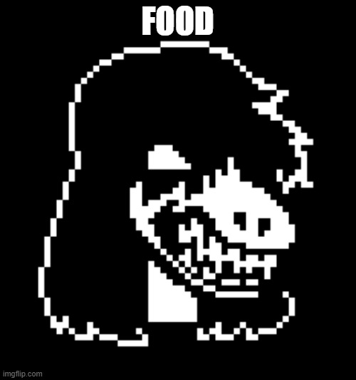 Susie Deltarune | FOOD | image tagged in susie deltarune | made w/ Imgflip meme maker