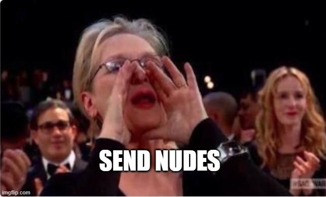 SEND NUDES | SEND NUDES | image tagged in send nudes | made w/ Imgflip meme maker