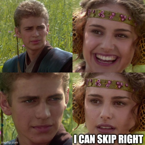 Youtube | I CAN SKIP RIGHT | image tagged in anakin padme 4 panel | made w/ Imgflip meme maker