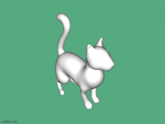 3D CAT | image tagged in 3d cat | made w/ Imgflip meme maker