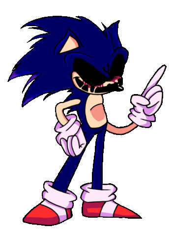 High Quality You Can't Run Sonic.EXE Blank Meme Template