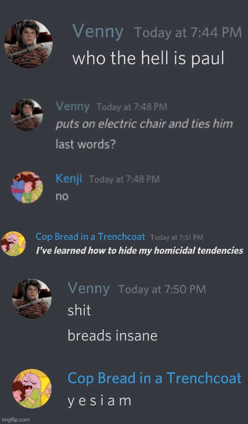 Weird discord moments | made w/ Imgflip meme maker