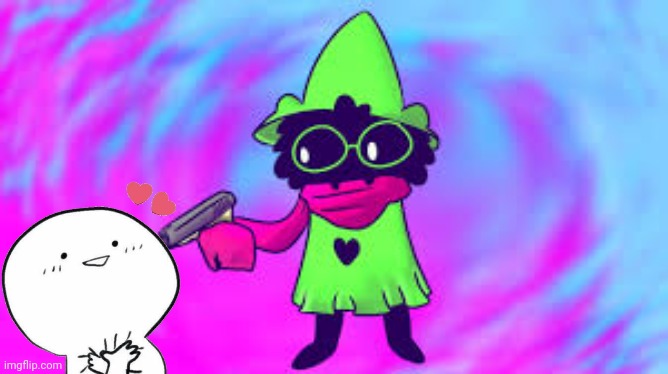 Ralsei With A GUN | image tagged in ralsei with a gun | made w/ Imgflip meme maker