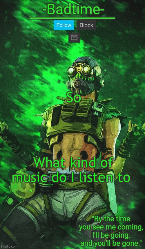 This is a trick question | So; What kind of music do I listen to | image tagged in stim surge | made w/ Imgflip meme maker