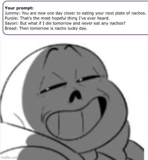 P u n | image tagged in sans | made w/ Imgflip meme maker