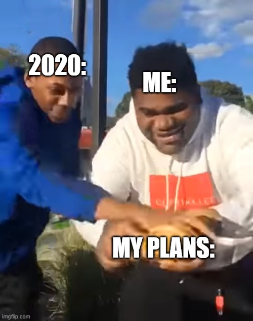 I'm 1 year late but it wouldn't hurt | 2020:; ME:; MY PLANS: | image tagged in big mac,2020,plans | made w/ Imgflip meme maker