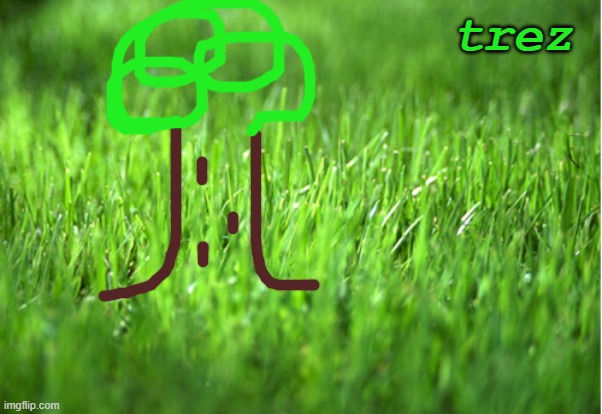 grass is greener | trez | image tagged in grass is greener | made w/ Imgflip meme maker