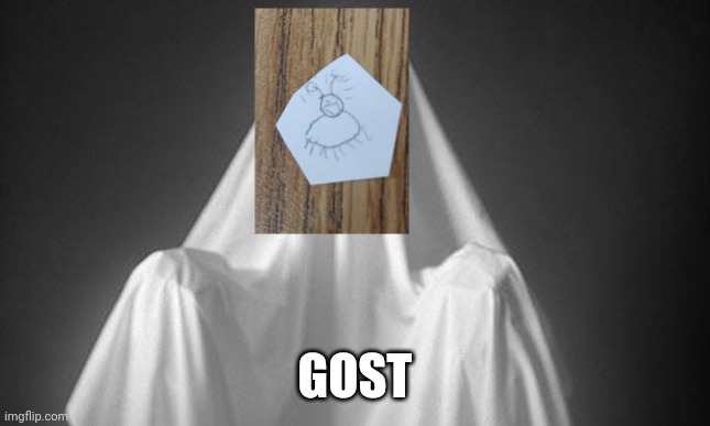 Ghost | GOST | image tagged in ghost | made w/ Imgflip meme maker