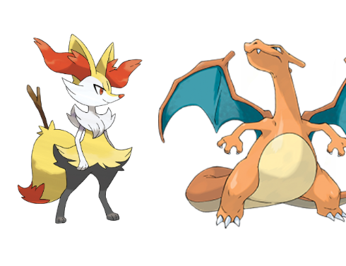 High Quality Braixen vs Charizard Blank Meme Template