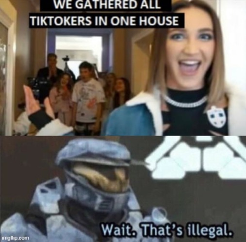 When they realize that your gun again | image tagged in we gathered all tiktokers in one house,wait that s illegal,memes | made w/ Imgflip meme maker