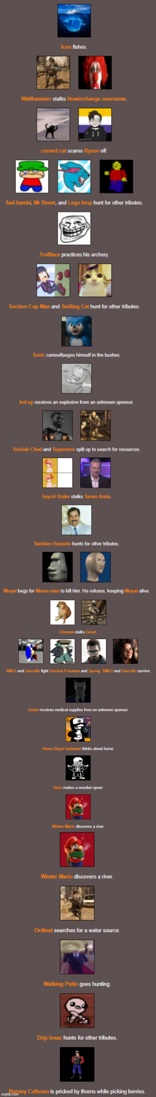 Sayori decides to simp on a actual person, صدام حسين يبحث عن الجزية and i accidentally forgot to put a picture for spong | made w/ Imgflip meme maker