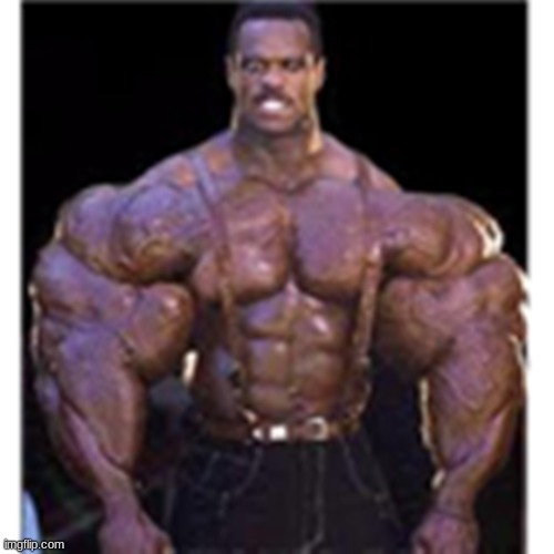 Really Buff Black Guy | image tagged in really buff black guy | made w/ Imgflip meme maker