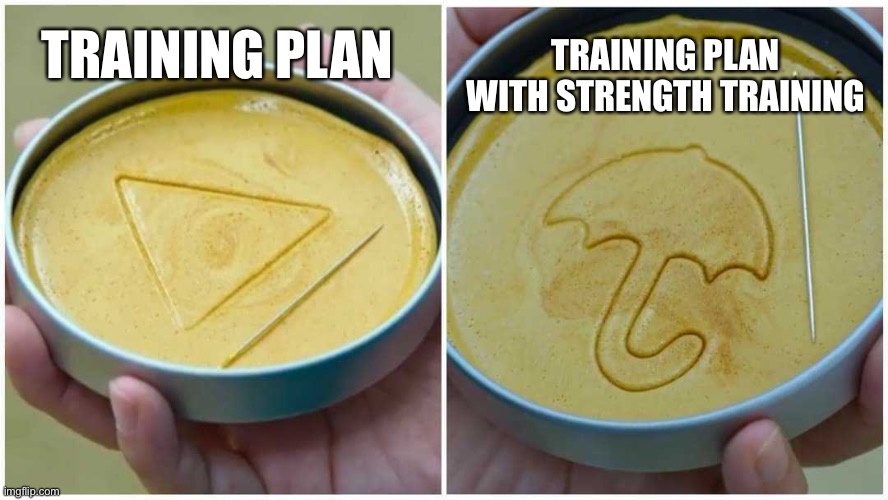 squid game biscuit | TRAINING PLAN WITH STRENGTH TRAINING; TRAINING PLAN | image tagged in squid game biscuit | made w/ Imgflip meme maker