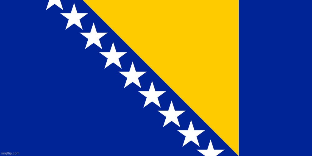 Bosnia flag | image tagged in bosnia flag | made w/ Imgflip meme maker